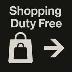 Shopping Duty Free airport signal