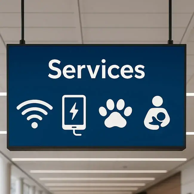 Services airport signal